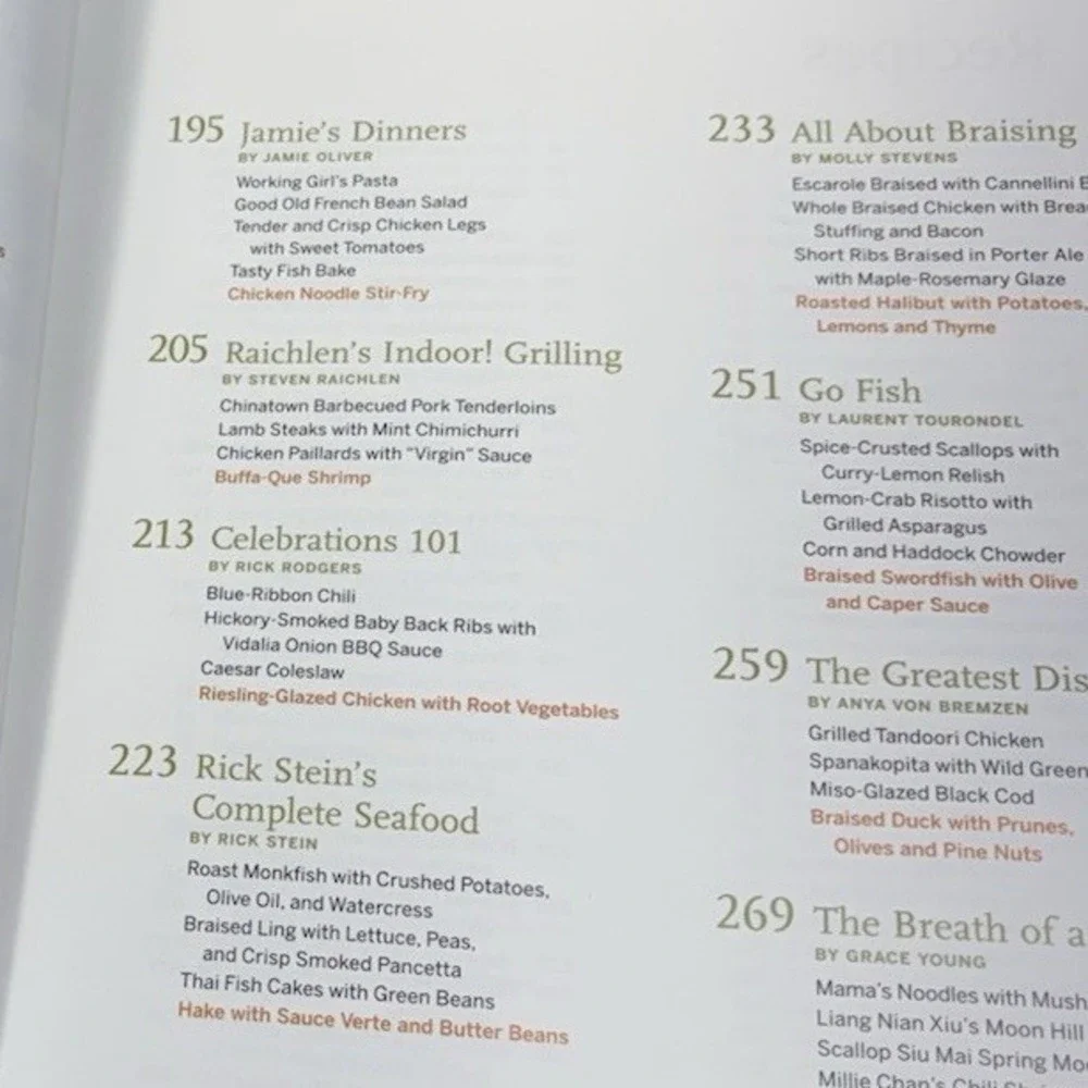 Food &Wine Best of the Best Vol 8 Cookbook Hardcover 2005 Bourdain Garten Oliver